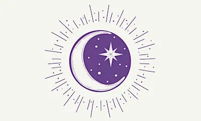 Full moon circle in the yurt