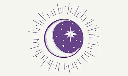 Full moon circle in the yurt