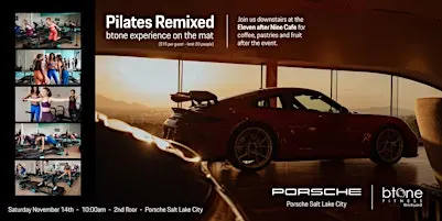 btone remixed pilates on the mat, at Porsche