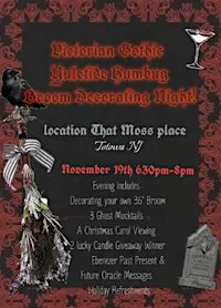 Yuletide Humbug Broom Decorating Victorian Gothic Night!