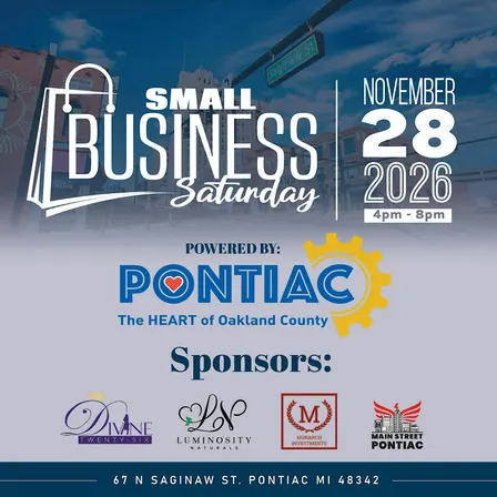 Pontiac’s Small Business Saturday 2026
