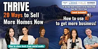 THRIVE - 20 ways to sell more houses with social media and Ai now!