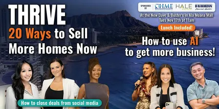 THRIVE - 20 ways to sell more houses with social media and Ai now!