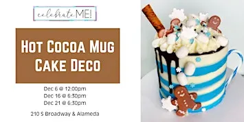 Hot Cocoa Mug Cake Decorating