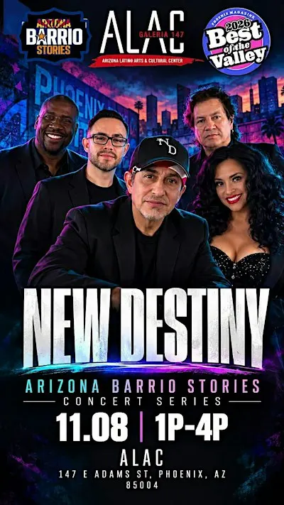 New Destiny in concert for Arizona Barrio Stories