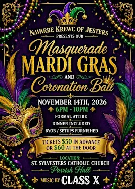Navarre Krewe of Jesters Coronation Ball