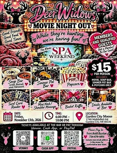 Deer Widows Movie Night Out