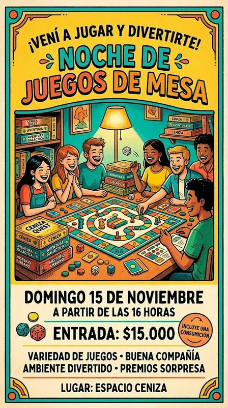 Noche de Juegos de Mesa - CABA