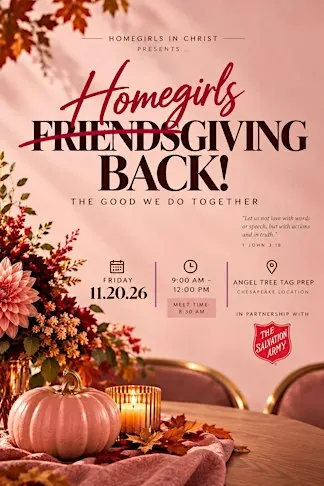 HOMEGIRLSGIVING…BACK!