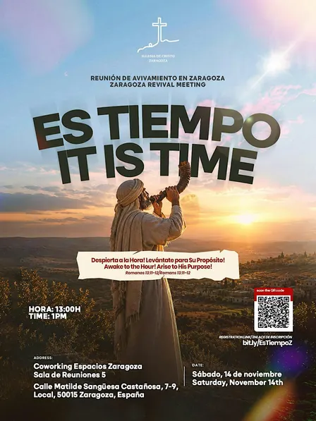 Reunión de Avivamiento de Zaragoza: ¡Es Tiempo!