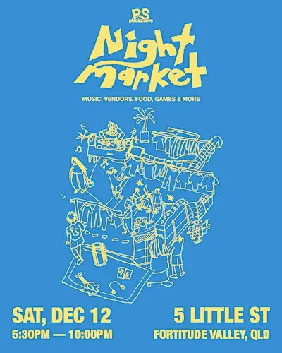 The Ultimate Brisbane Night Market: Brand Pop-Ups, Live Music & Challenges