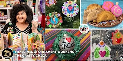 Mixed Media Ornament Workshop with The Crafty Chica
