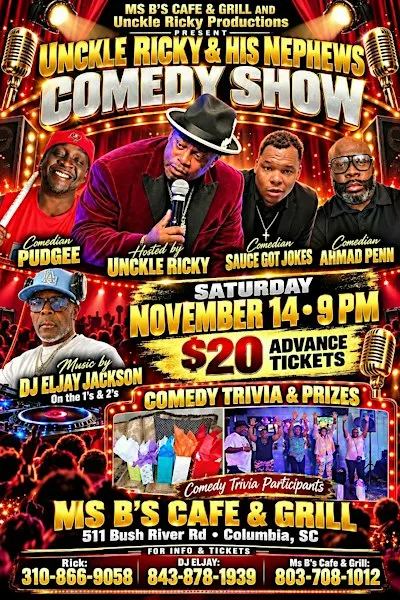 UNCKLE RICKY & HIS NEPHEWS COMEDY SHOW