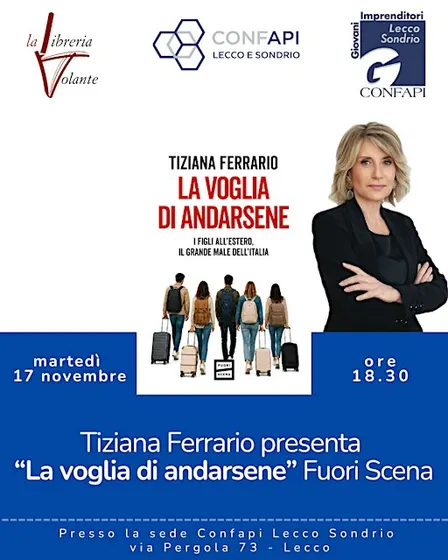 Tiziana Ferrario presenta "La voglia di andarsene" Fuori Scena