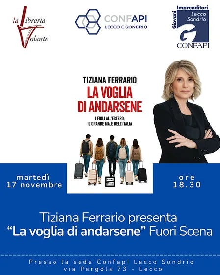 Tiziana Ferrario presenta "La voglia di andarsene" Fuori Scena
