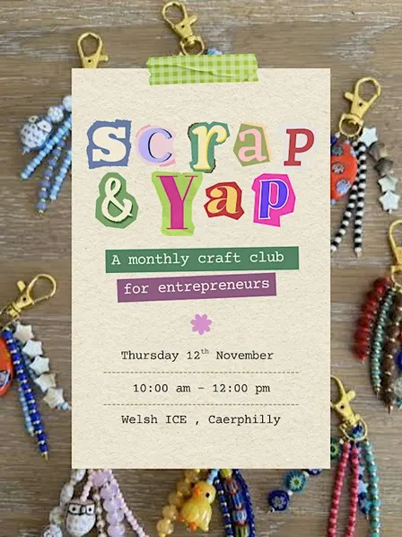 Scrap & Yap: Creating Fob Charms & Chatting all things Entrepreneurship!