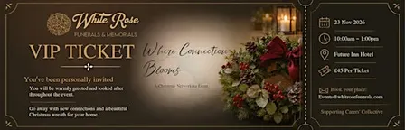 Christmas Wreath Workshop Supporting Carers Collective