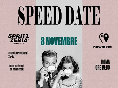 Speed Date Roma - Spritzzeria - nowmeet