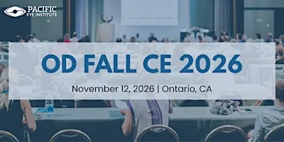 PEI Fall CE 2026- Ontario, CA