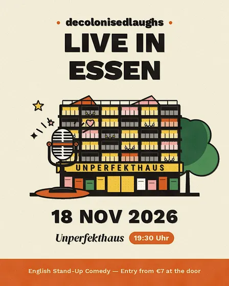 DecolonisedLaughs: English Stand-Up Comedy in Essen