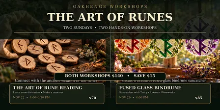 The Art of Runes: Divination & Fused Glass Bindrune Workshops