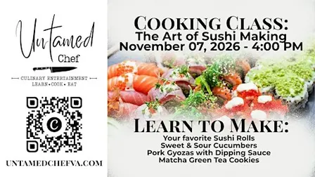 Cooking Class: The Art of Sushi Making