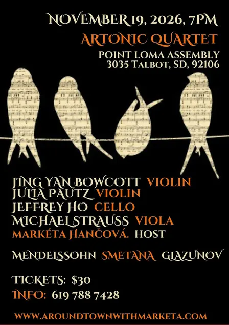 Artonic Quartet Plays Mendelssohn, Smetana and Glazunov