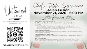 Chef's Table Experience: Asian Fusion