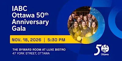 IABC Ottawa 50th Anniversary Gala