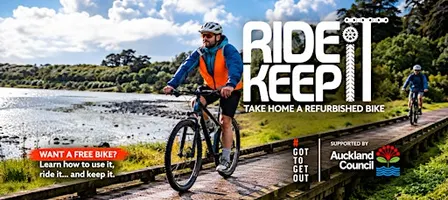 Ride It Keep It - New Lynn - thanks Auckland Council!