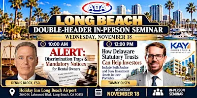 Long Beach In-Person Seminar