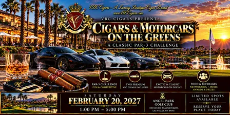 VBC Cigars Presents: Cigars & Motorcars on The Greens