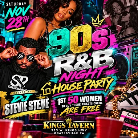 90’s R&B House Party