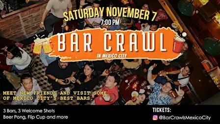 Bar Crawl in Mexico City! (Roma/Condesa)