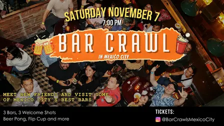 Bar Crawl in Mexico City! (Roma/Condesa)