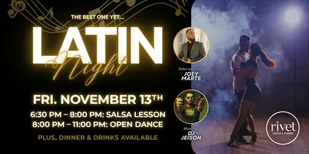 Latin Night at Rivet with Salsa Lessons!