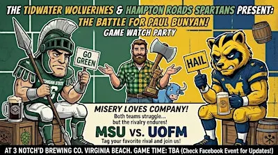 Hampton Roads Spartans/Tidewater Wolverines Joint Game Watch