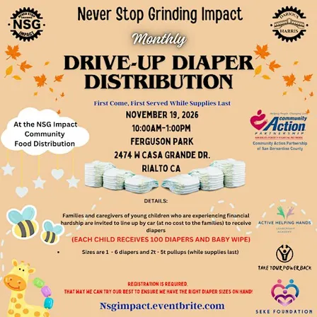 Free Drive Up Diaper Distribution-(November)