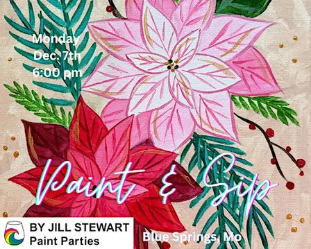 Poinsettia Paint Party