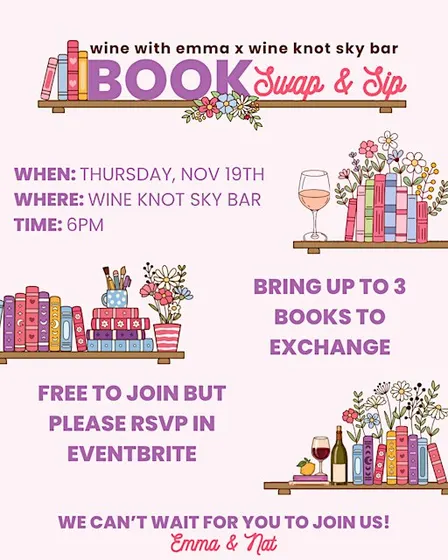 November Book Swap & Sip