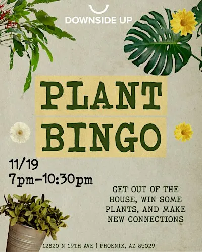 Plant Bingo at Downside Up