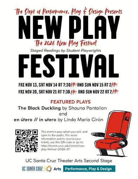 The 2026 New Play Festival (Sun. Nov 22)