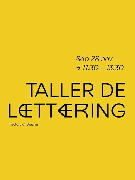 Taller de Lettering con introducción al arte urbano y graffiti