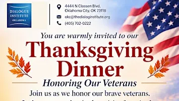Thanksgiving Dinner: Honoring Our Veterans