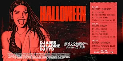 Thriller Thursday at Pub on King
