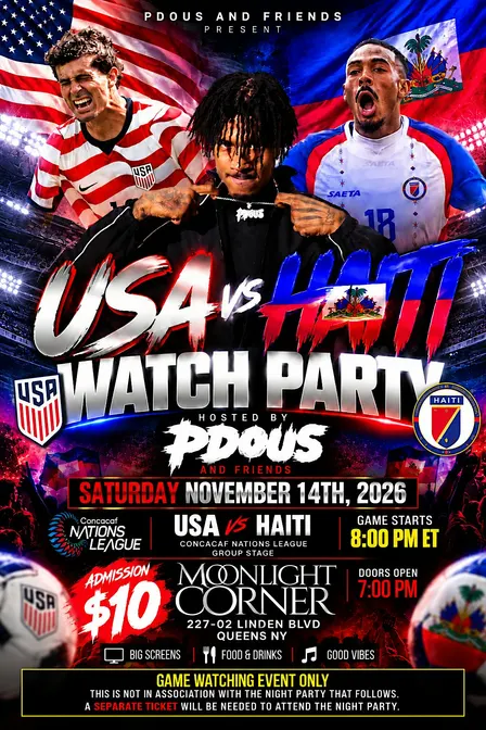 Haiti vs USA Watch Party : Nations League