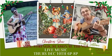Live Music with Dorothy LeBlanc Dec 10th 6p HOLIDAY EDITION