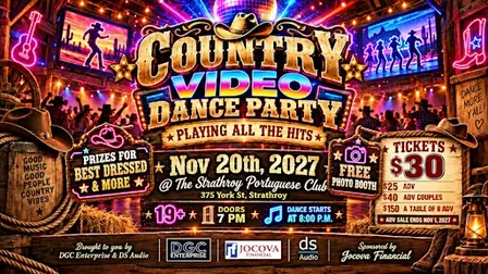 Strathroy Country Video Dance Party at the Strathroy Portuguese Club