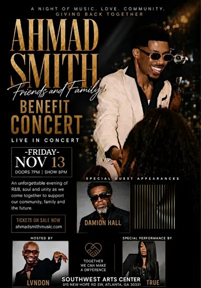 Ahmad Smith’s Friends and Family Benefit Concert