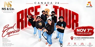 Band Capricio – Rise Tour Canada ’26 | Vancouver